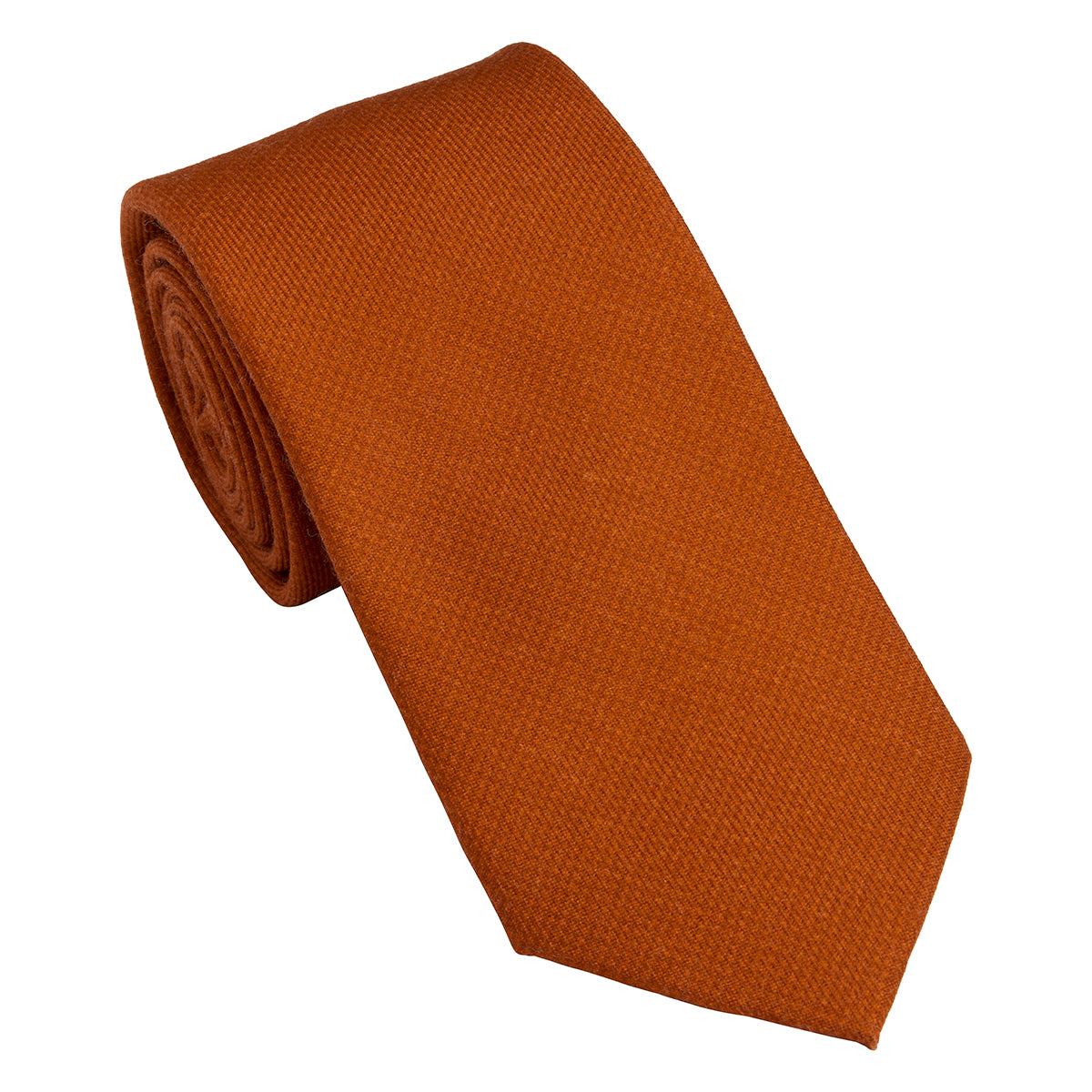 Houndstooth Slips Uld - Rust