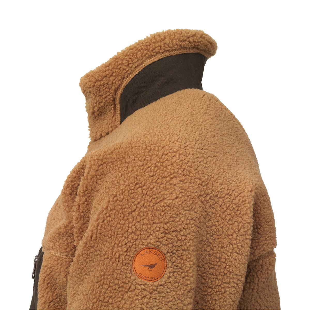 Teddy Fleece Zip Jakke - Toffee