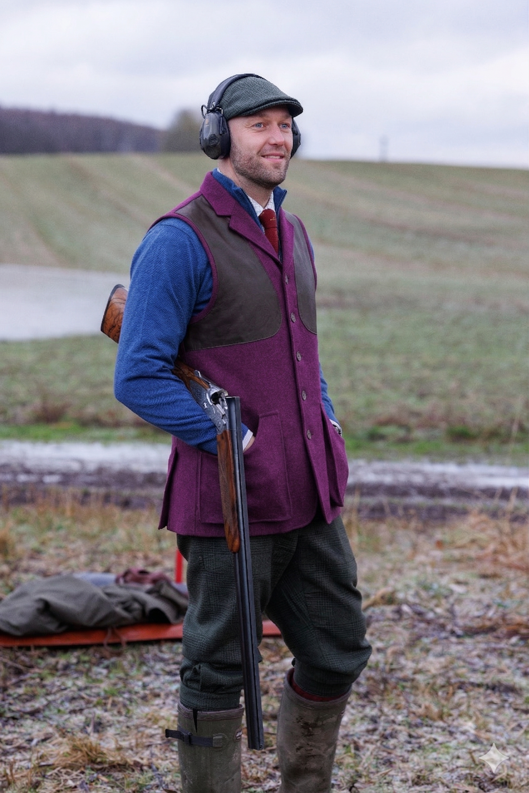 Sologne Tailor Skydevest - Heather