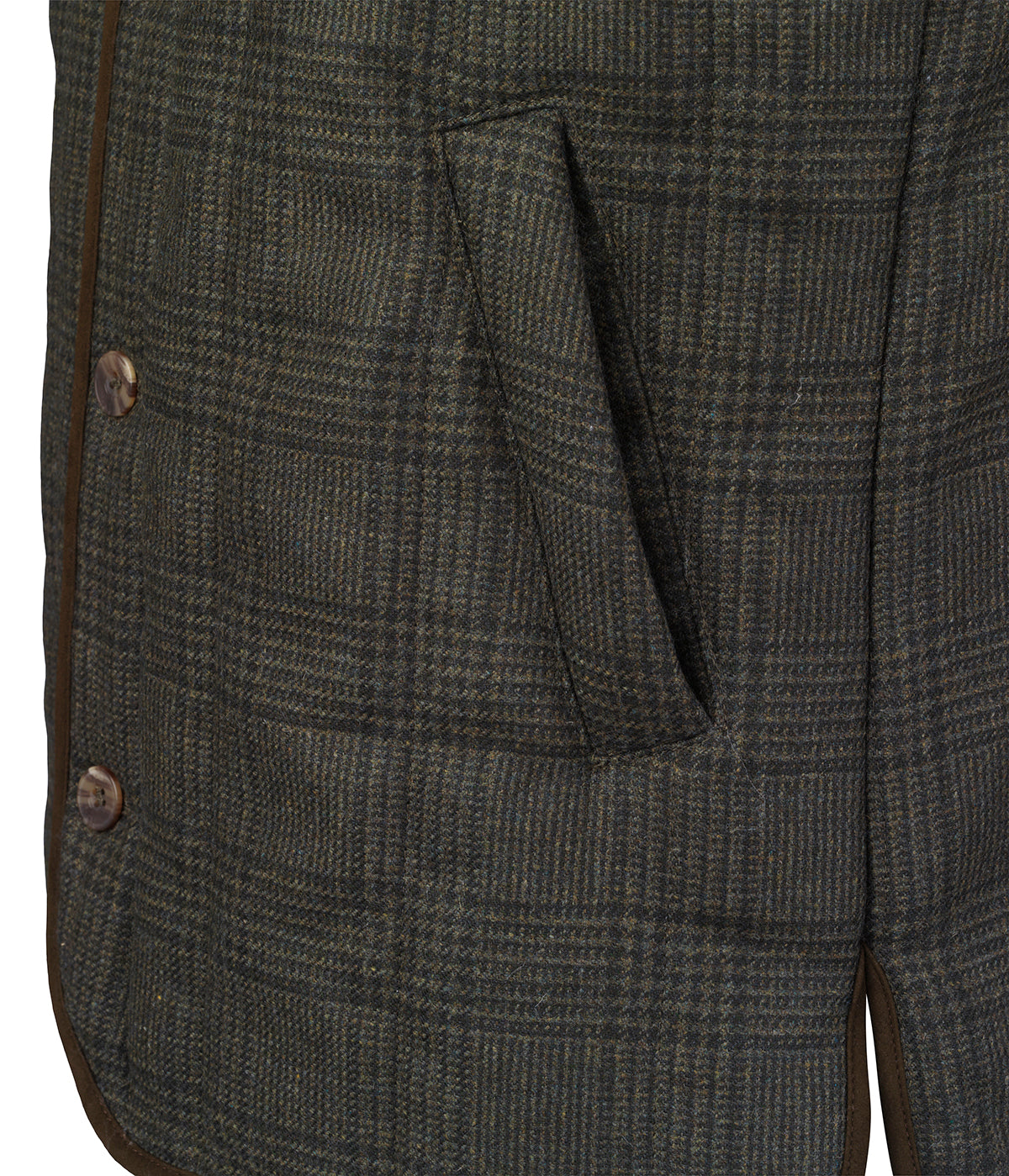 Willow Vertical Quiltet Tweed Vest