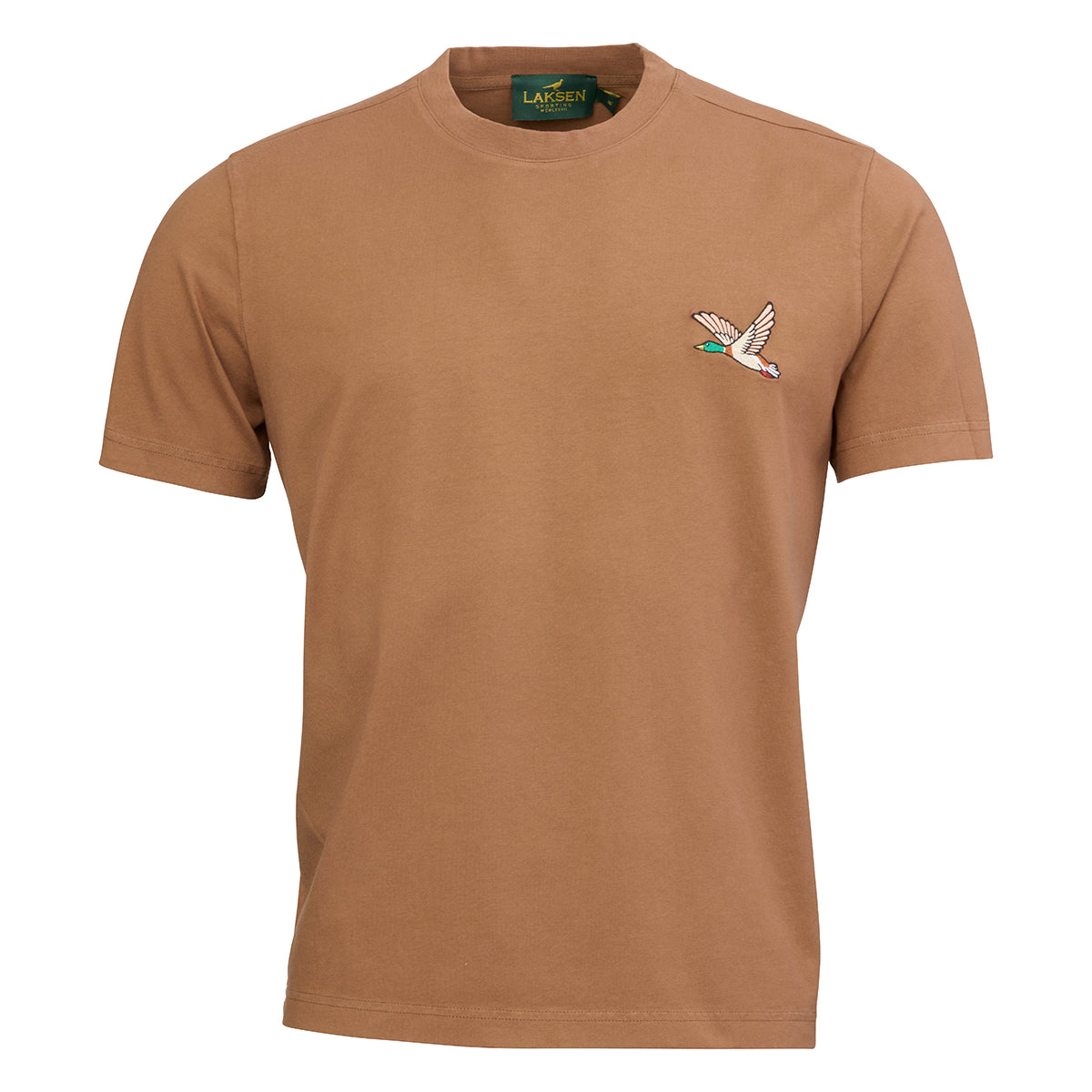 Ande T-shirt i Bomuld - Camel