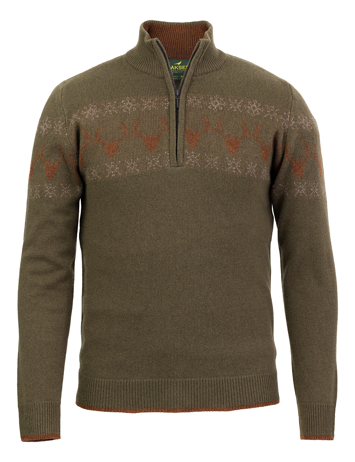 Deer Jacquard - lammeuld sweater