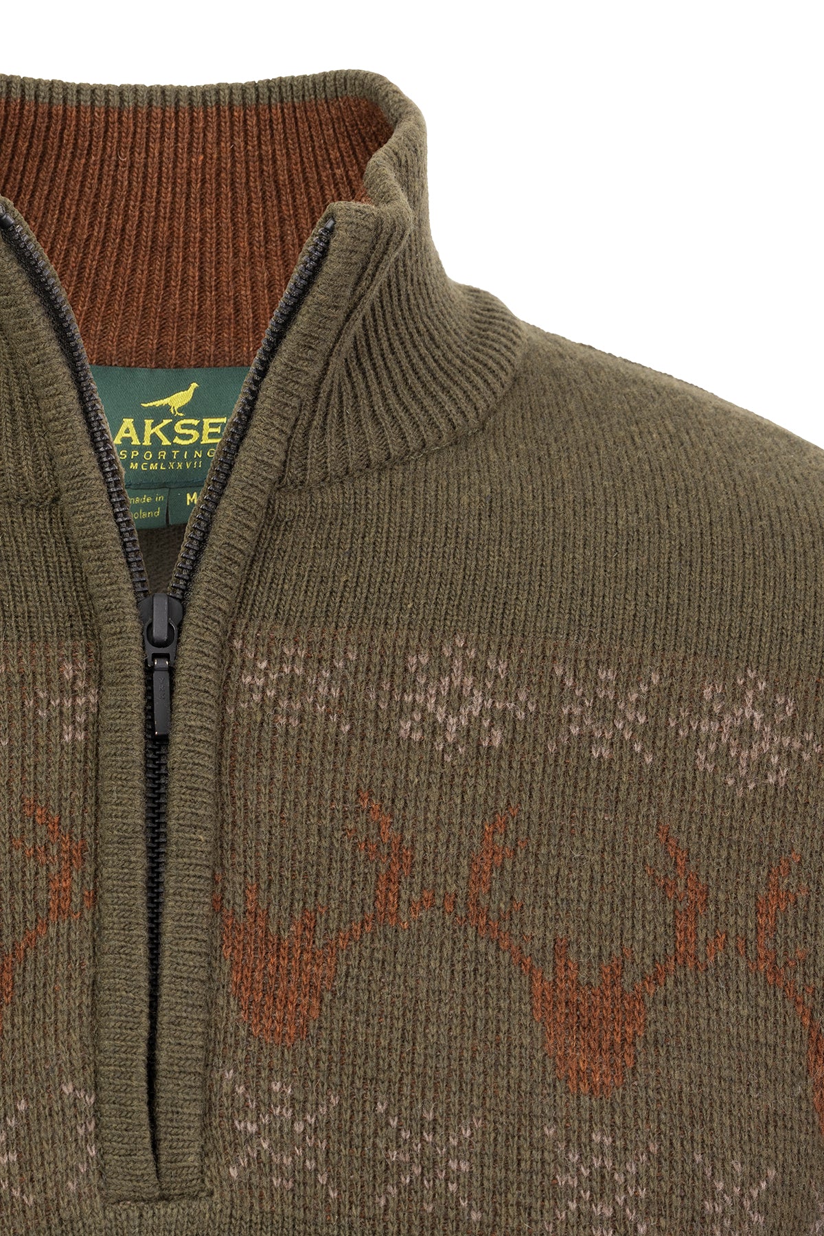 Deer Jacquard - lammeuld sweater