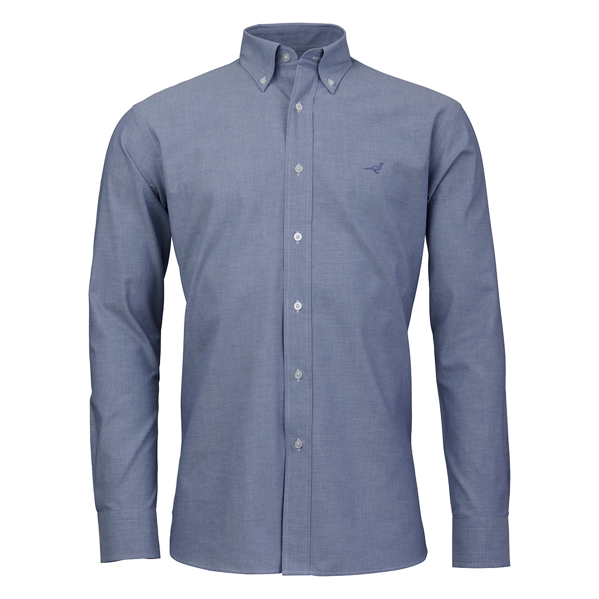 Kaleb Chambray Skjorte - Light Blue