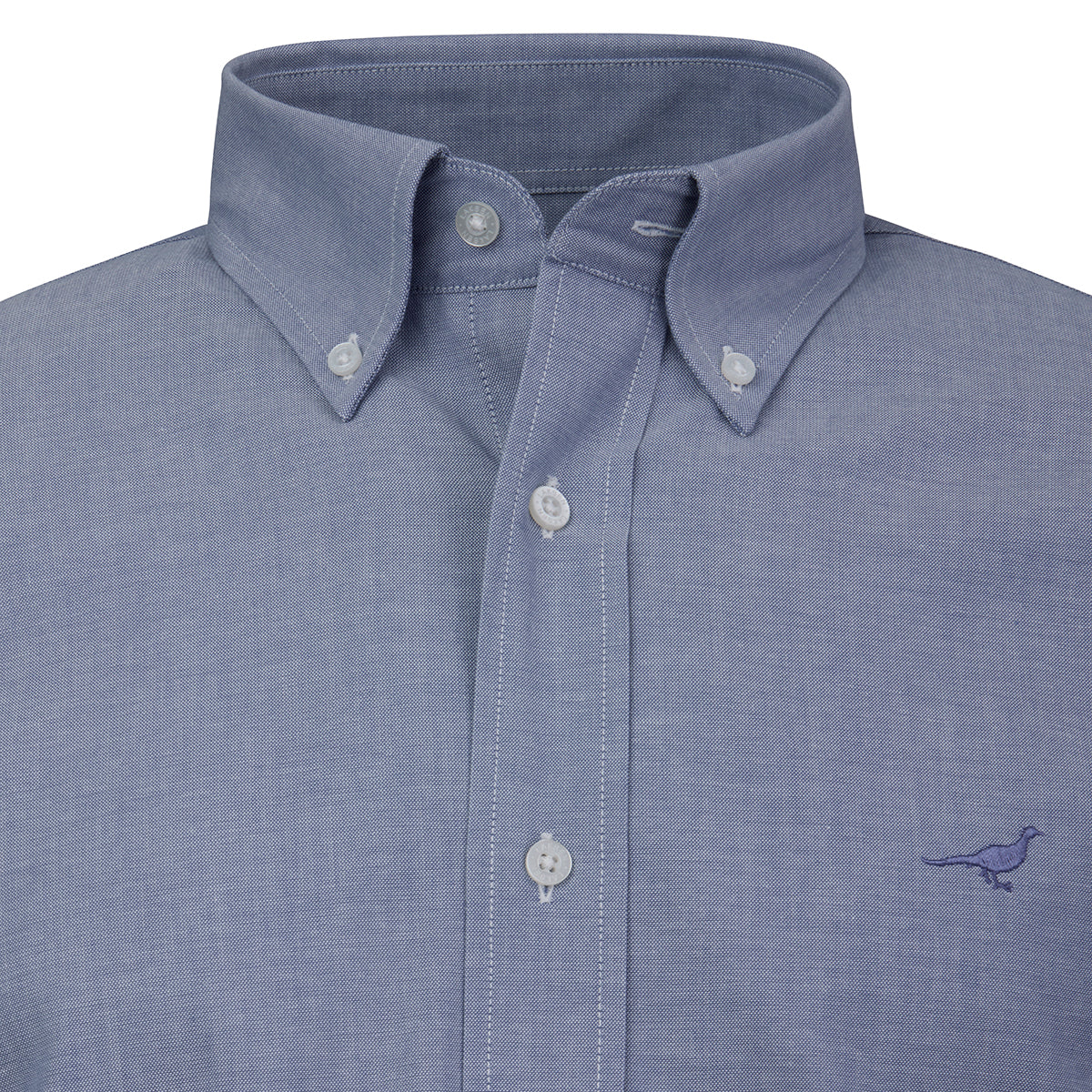 Kaleb Chambray Skjorte - Light Blue