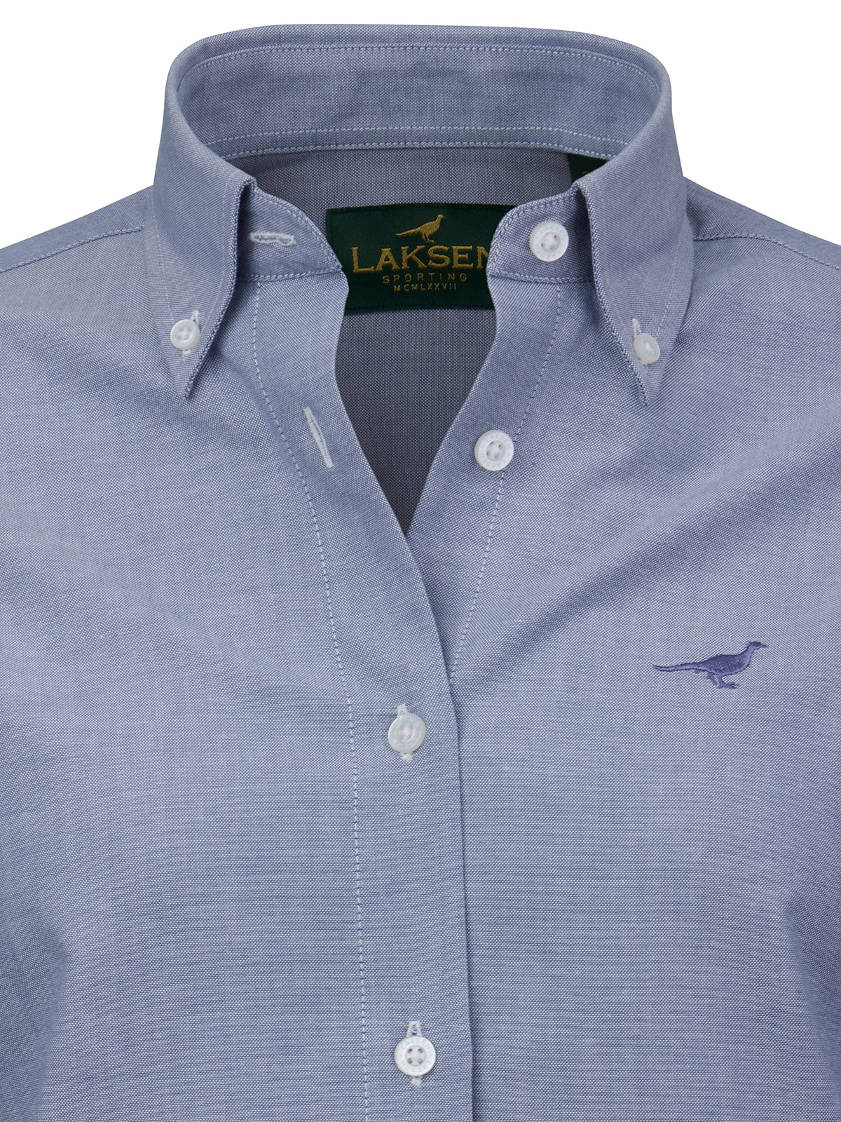 Karli Chambray Skjorte - Light Blue