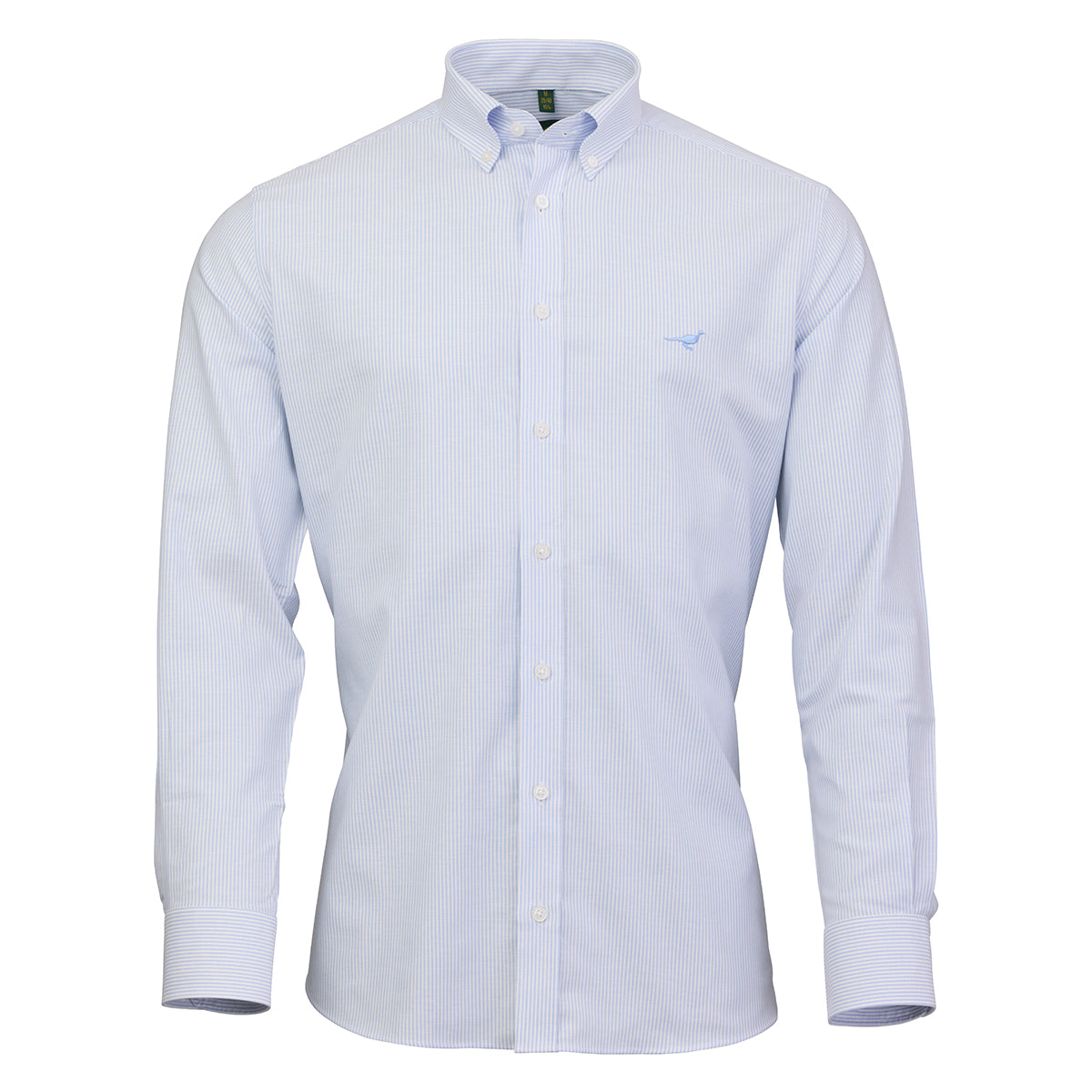 Pin Oxford Stretch Skjorte - Light Blue
