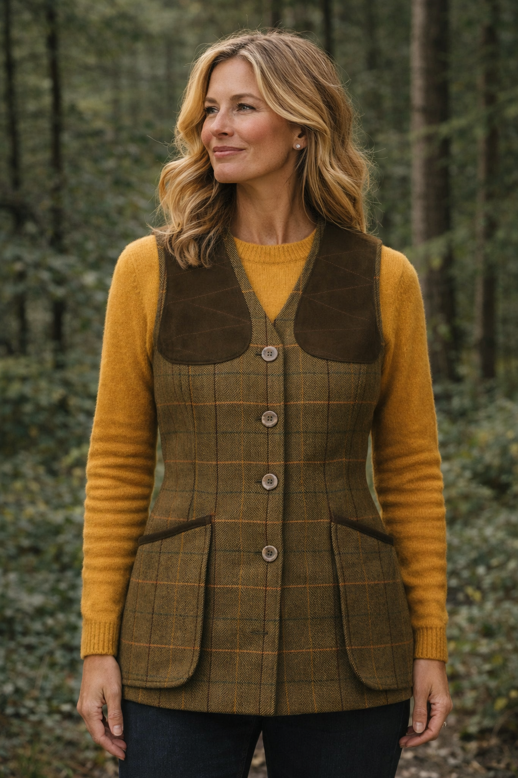 Cara Beauly Tweed Skydevest