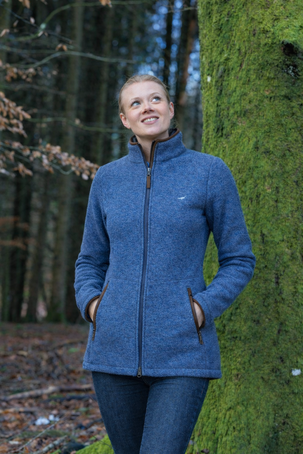 Cheviot Fleecejakke - Sky