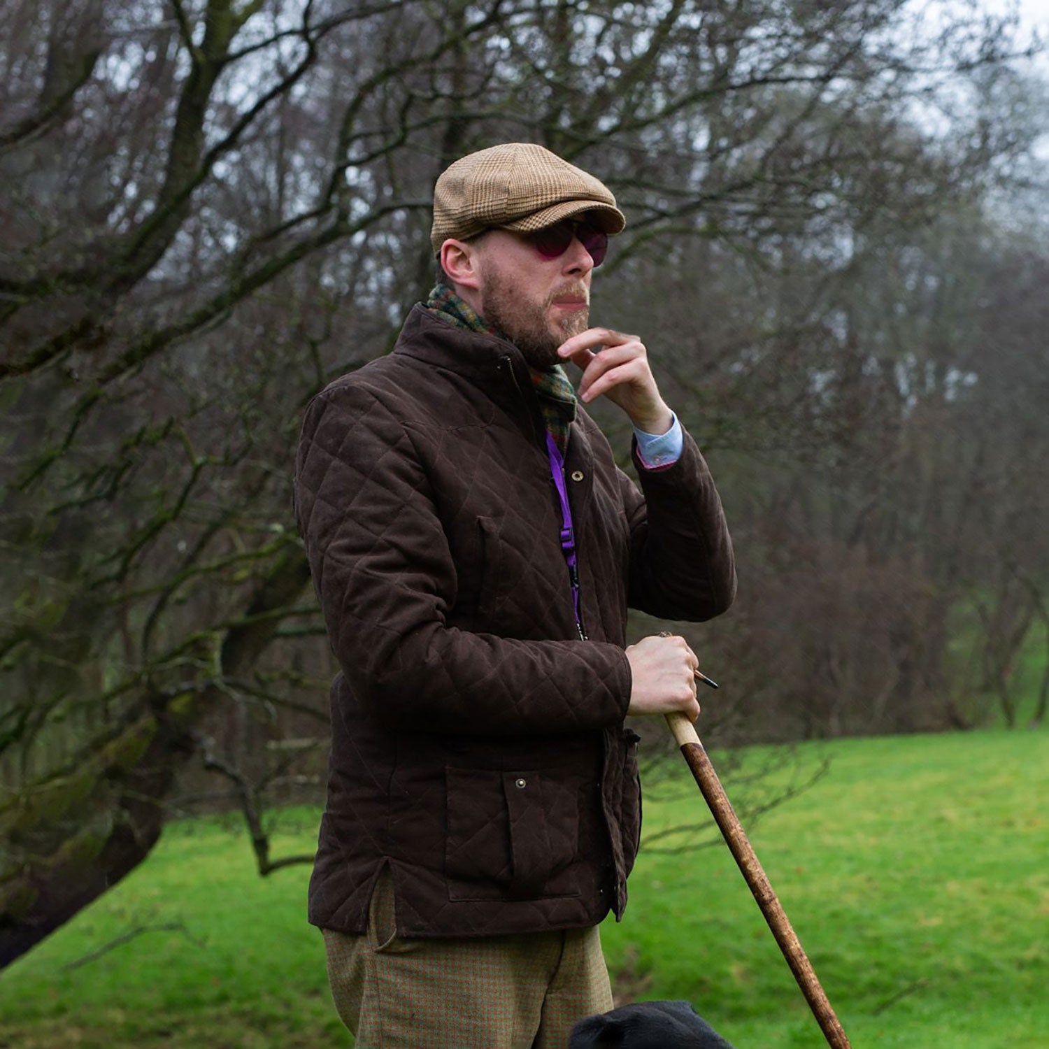 Hampton Quiltet Jakke - Brown