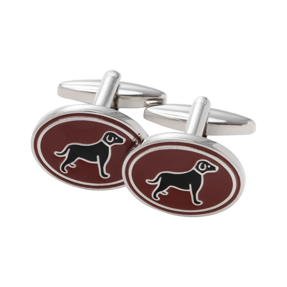 Hunde Manchetknapper - Burgundy