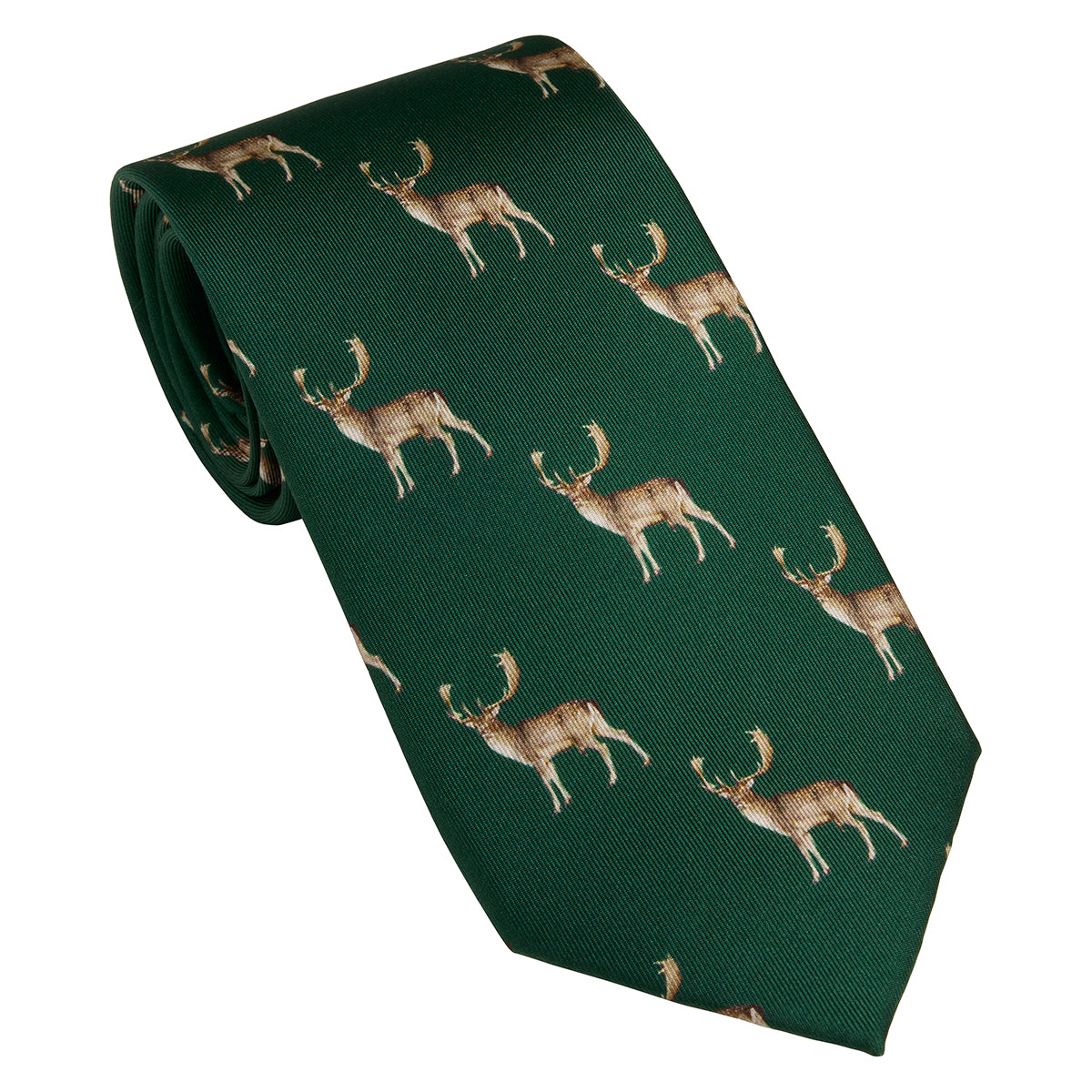 Dåhjort slips - British racing green