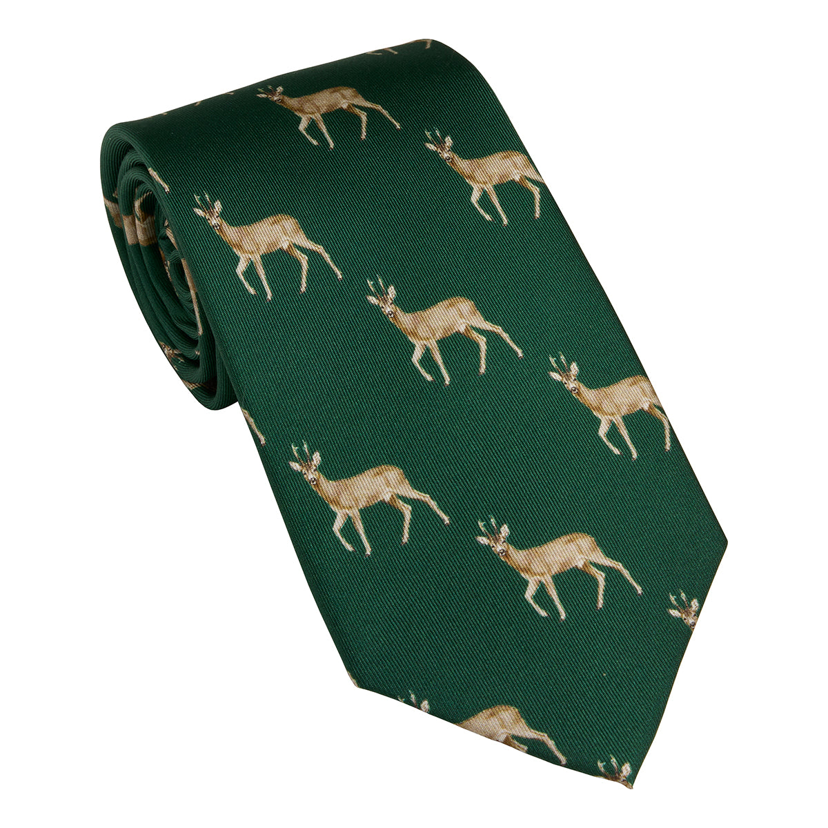Råbuk slips - British Racing green