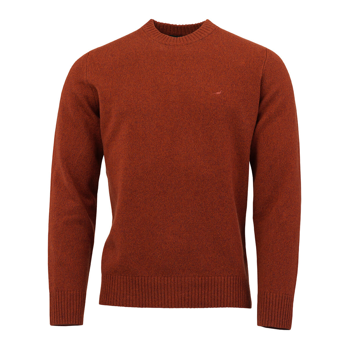 Kensington O-neck Lammeuld Sweater – Tile