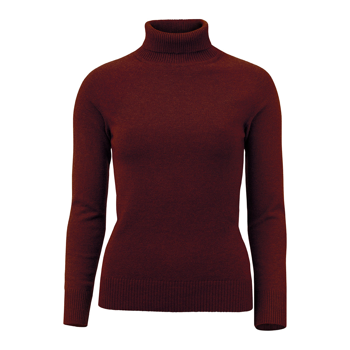 Westminster Rullekrave Sweater – Burgundy