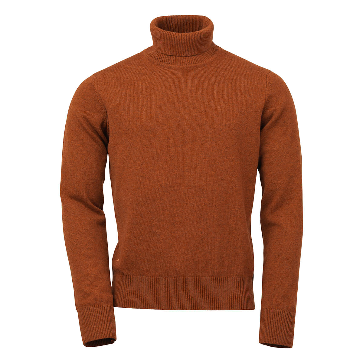 Trool Lammeuld Rullekrave - Burnt Orange