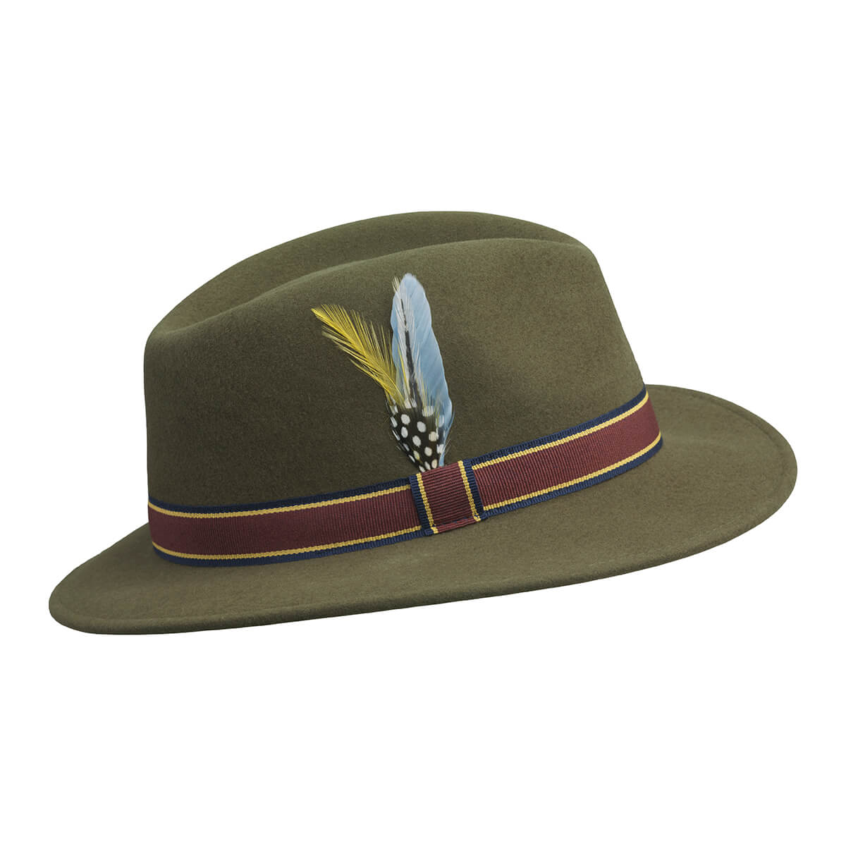 Brixton Dame Fedora Cashmere Hat - Loden