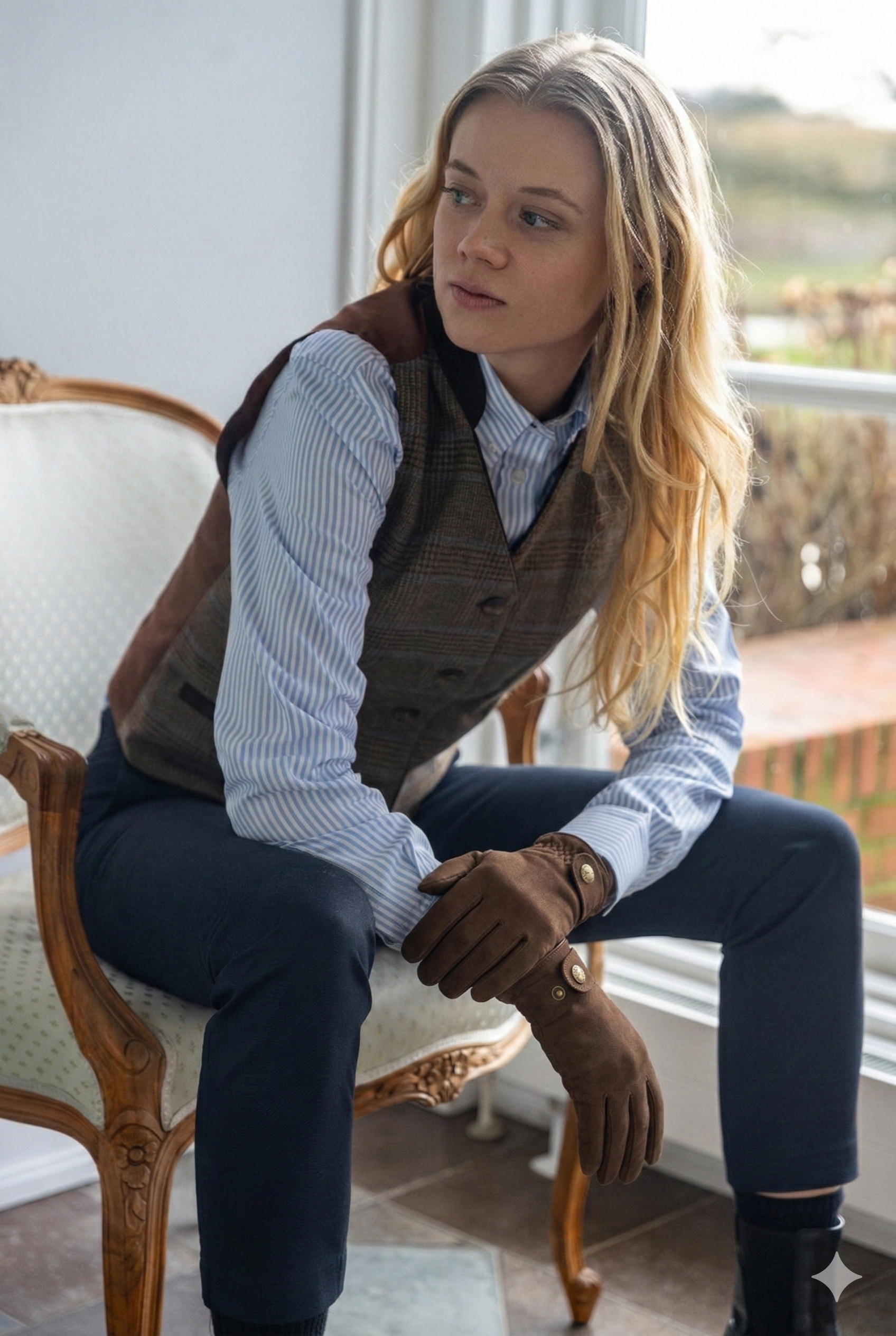 London Handsker til dame - Brun