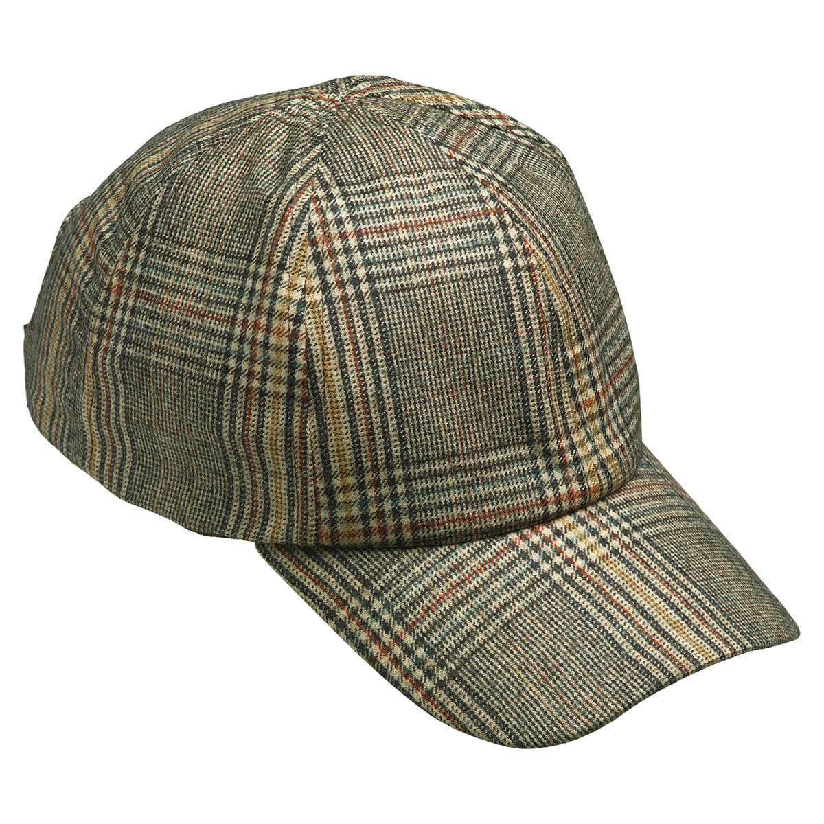 De Grey Tweed Baseball Cap