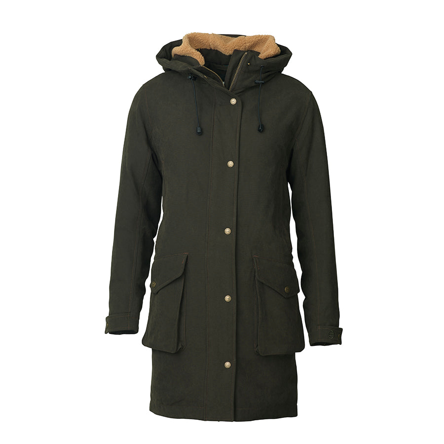 Dame Fortress Hybrid Parka Jakke m. CTX™ - Olive