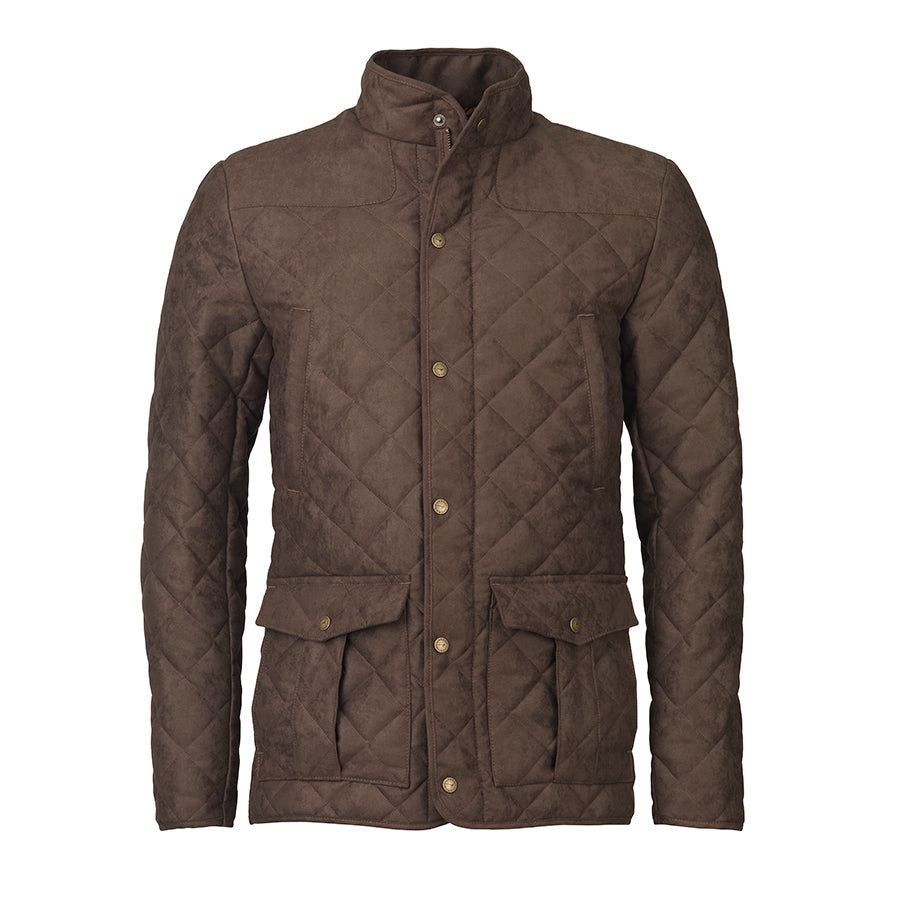 Hampton Quiltet Jakke - Brown