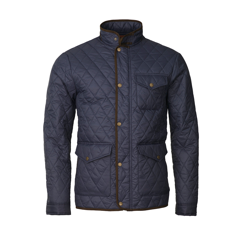 Brewster Quiltet Jakke - Navy