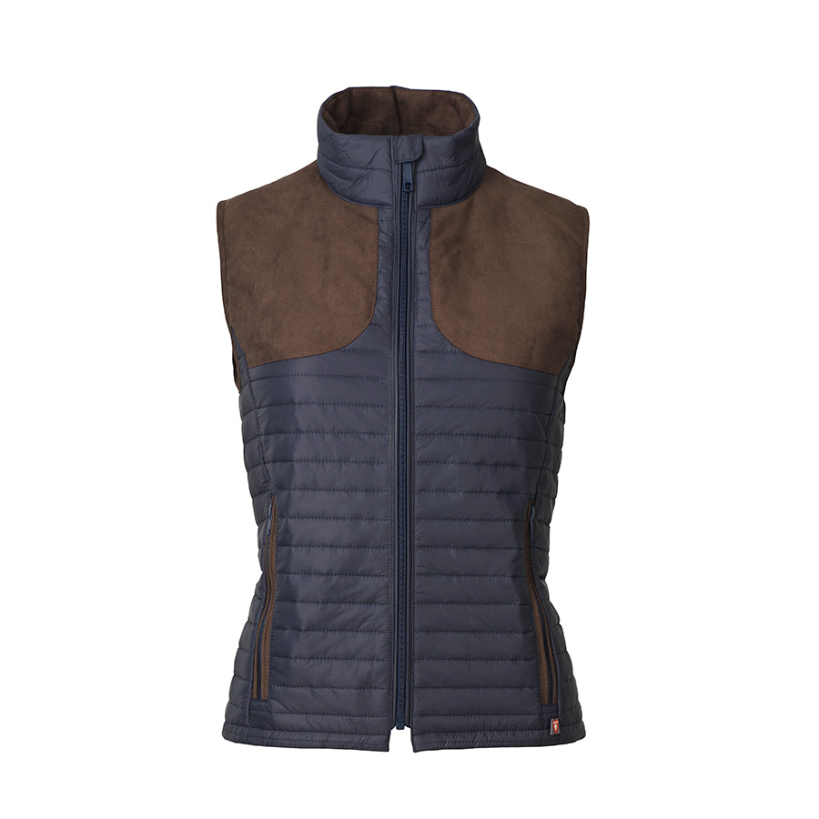 Bristol Quiltet Dame Vest - Navy