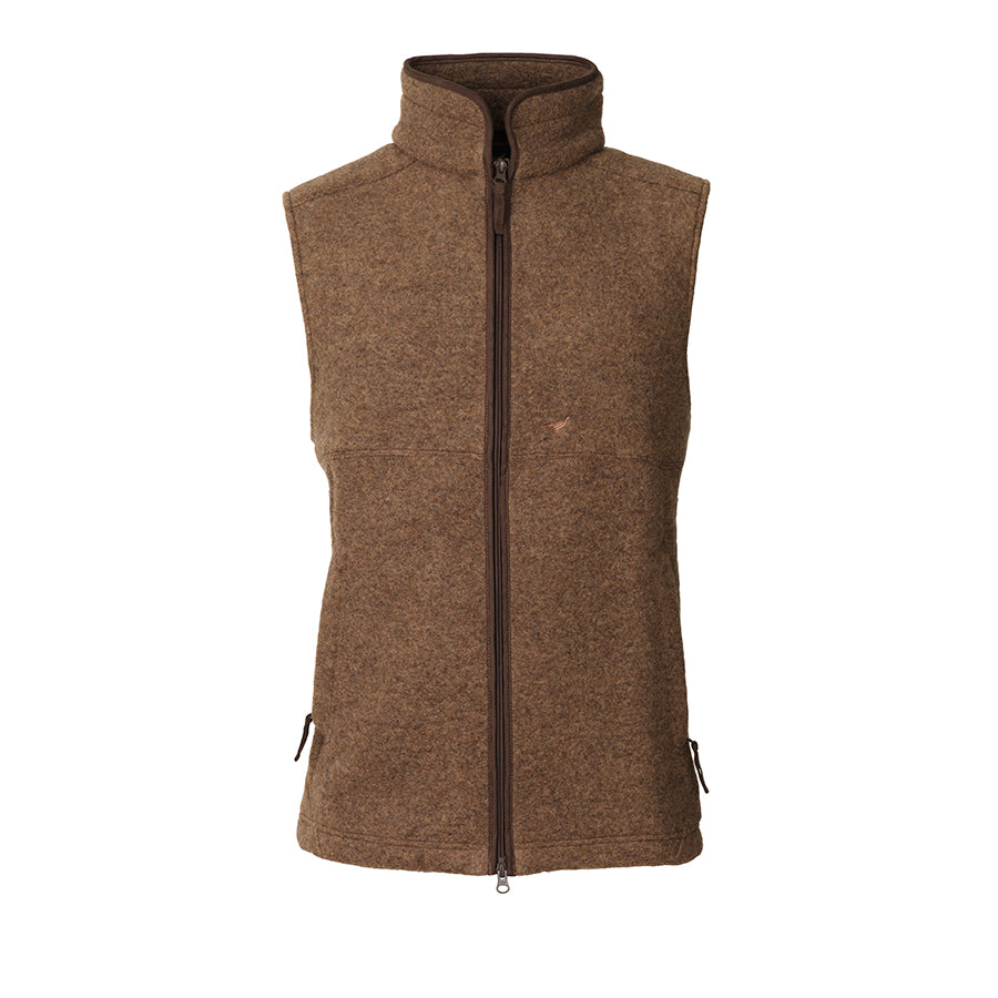 Isla Fleece Vest - Camel