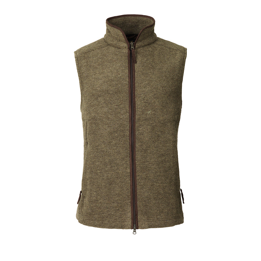 Isla Fleece Vest - Olive - 46 - XS