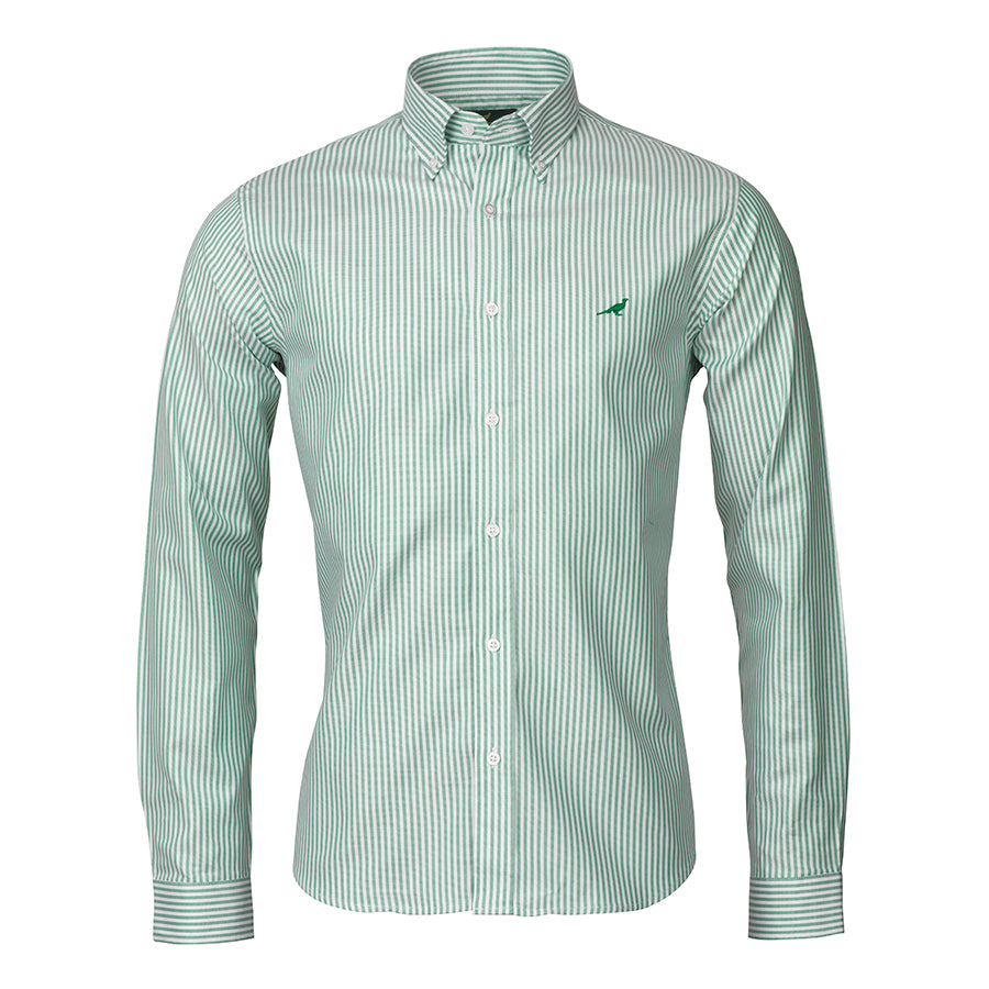 Eton 100% Oxford Cotton Skjorte- Green